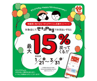 投稿についてもっと詳しく せたPay 使えます